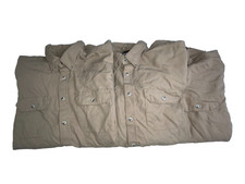 Bulwark FR Shirts Men's XL Protective CAT 2 NFPA 2112 Aramid Button Up Lot of 3