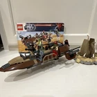 LEGO Star Wars Desert Skiff 9496 Complete Set w/Minifigures & Sarlacc Pit