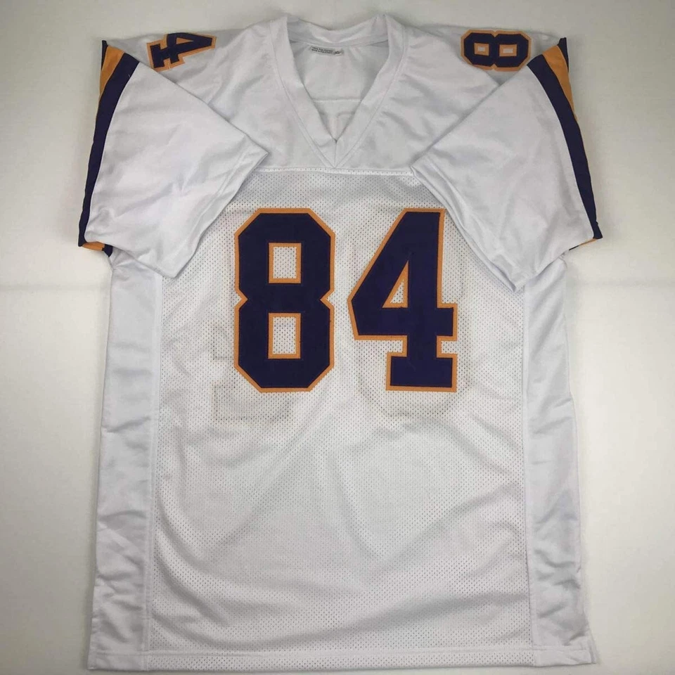 Autographed/Signed Randy Moss Minnesota White Football Jersey JSA COA - Image 4 of 4