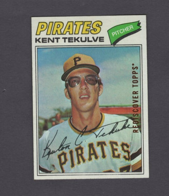 2017 TOPPS REDISCOVER BUYBACK 1977 TOPPS BRONZE FOIL #374 KENT TEKULVE PIRATES