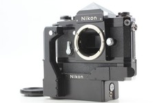 Works Exc 5 Nikon F Eye Level Black w/ F-36 Motor Drive 35mm Film Camera JAPAN