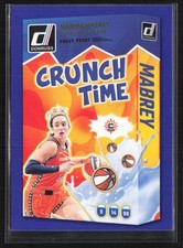 2025 Donruss WNBA Crunch Time Press Proof Blue #13 Marina Mabrey Connecticut Sun