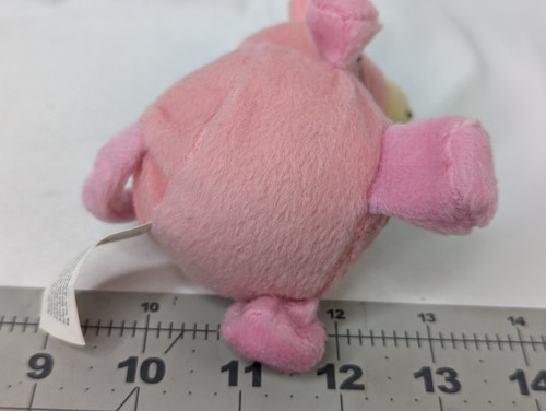 Juguete de peluche Sizzlin Cool Pink Pig Ball de 4,5 pulgadas rosa Toys R Us 2008 - Imagen 6 de 8