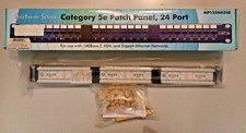 24 Port Cat 5e 568B PATCH PANEL - new