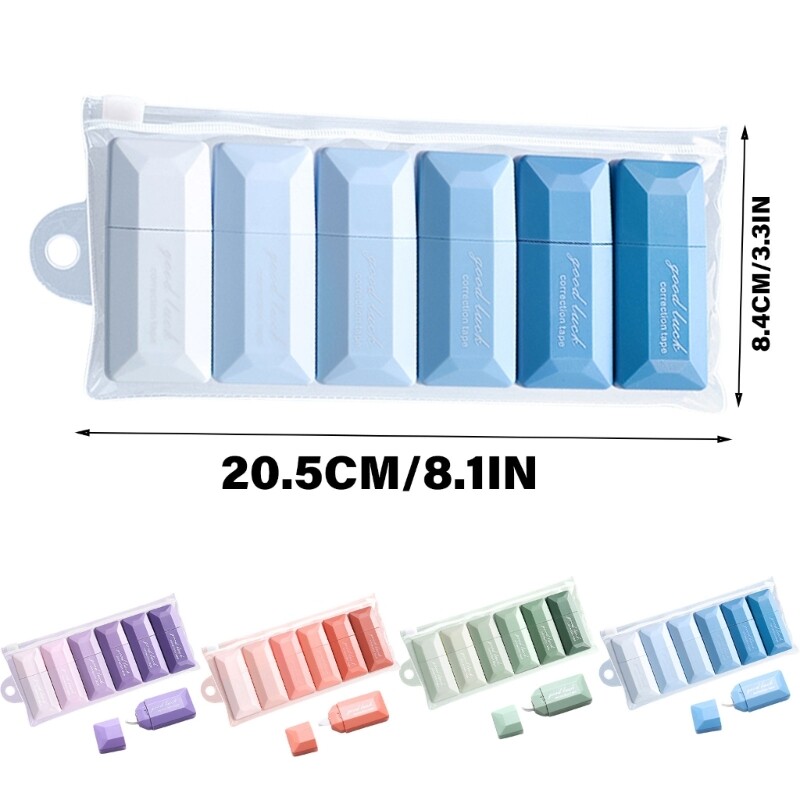 6x White Out Tape Correction Tape Large Capacity Correction Rollers eBay