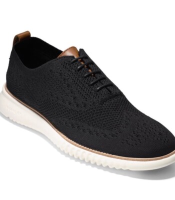 Cole Haan Men's Zero Grand Black Stchlt White Outsole Sneakers Shoes Size 12