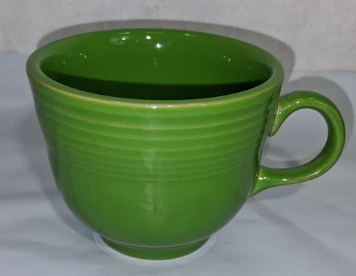 Vintage Fiestaware Homer Laughlin Coffee Mug Tea Cup Green 1960s USA