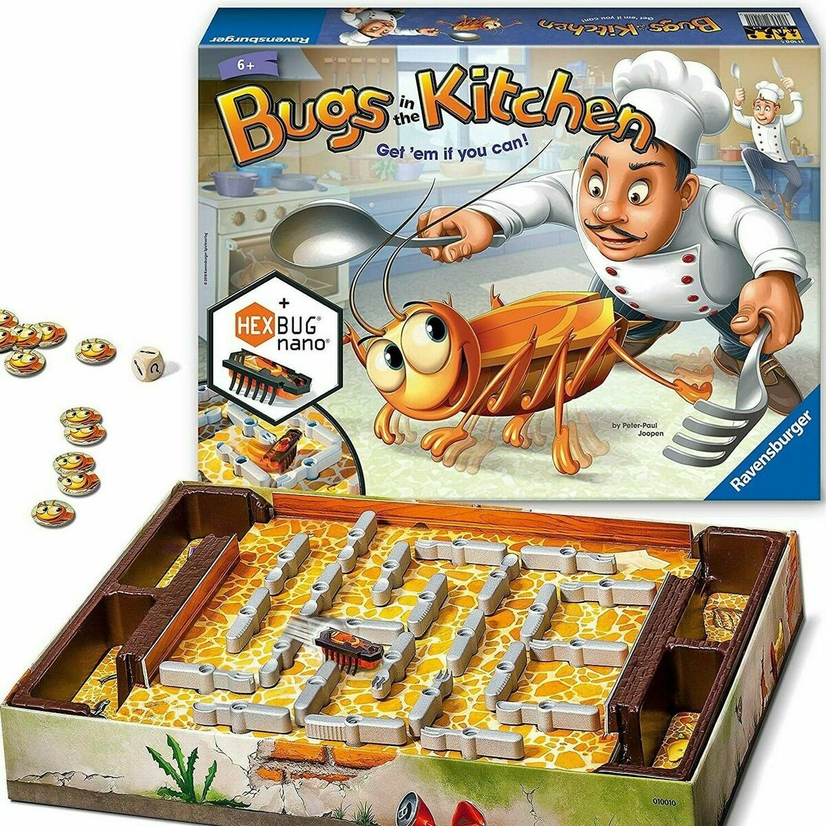 Best Toys Board Family Bugs in the Kitchen Games for Kids and Adults (6+Years)