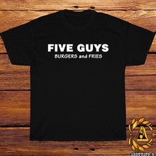 New Five Guys Restaurant Logo Black/Sport Grey/White/Navy/Red T-Shirt S-5XL