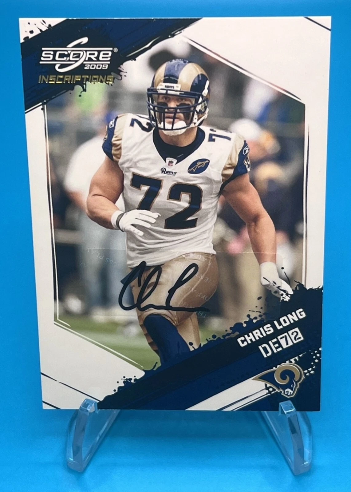 Chris Long trading card