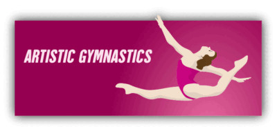 Artistic Gymnastics Sport Car Bumper Sticker Decal