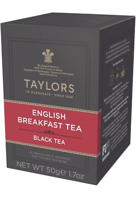 English Breakfast Tea - Taylors Of Harrogate - 20 Servings