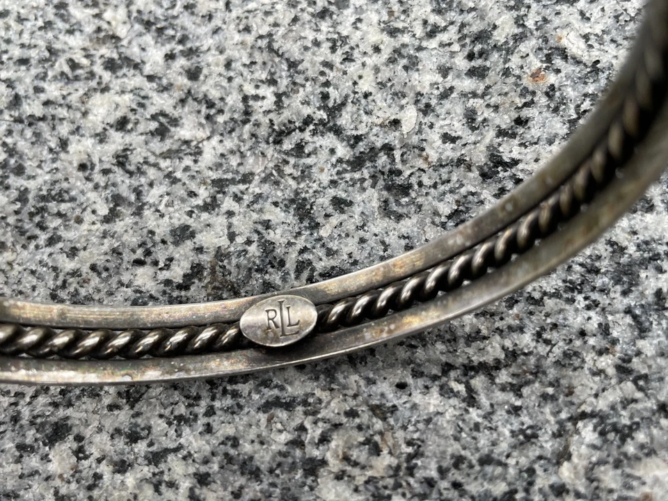 Ralph Lauren Vintage Silver Brazil Bangle Bracelet Size 20 CM - Image 3 of 4