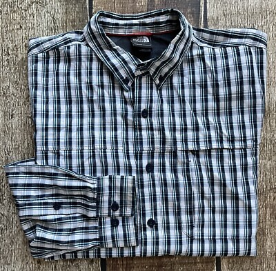 THE NORTH FACE★22SS MULTI PLAID L/S SHIRTS_NH8LN07 The North Face Men Multicolor Plaid Long Sleeve Button Down