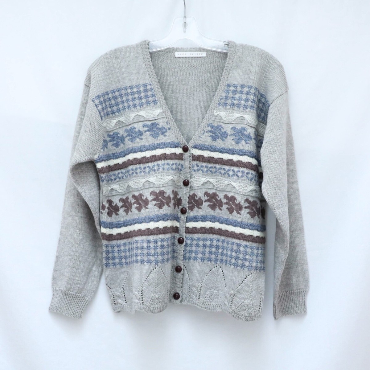【古着】80's～90's pure wool Cardigan 古着】80's～90's pure wool Cardigan
