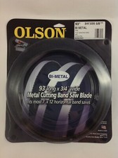 Olson Bi-Metal Metal Cutting Band Saw Blade 93" x 3/4" 5/8 TPI, Made in USA