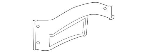Refuerzo para Ford (P/N FR3Z-6302000-B)