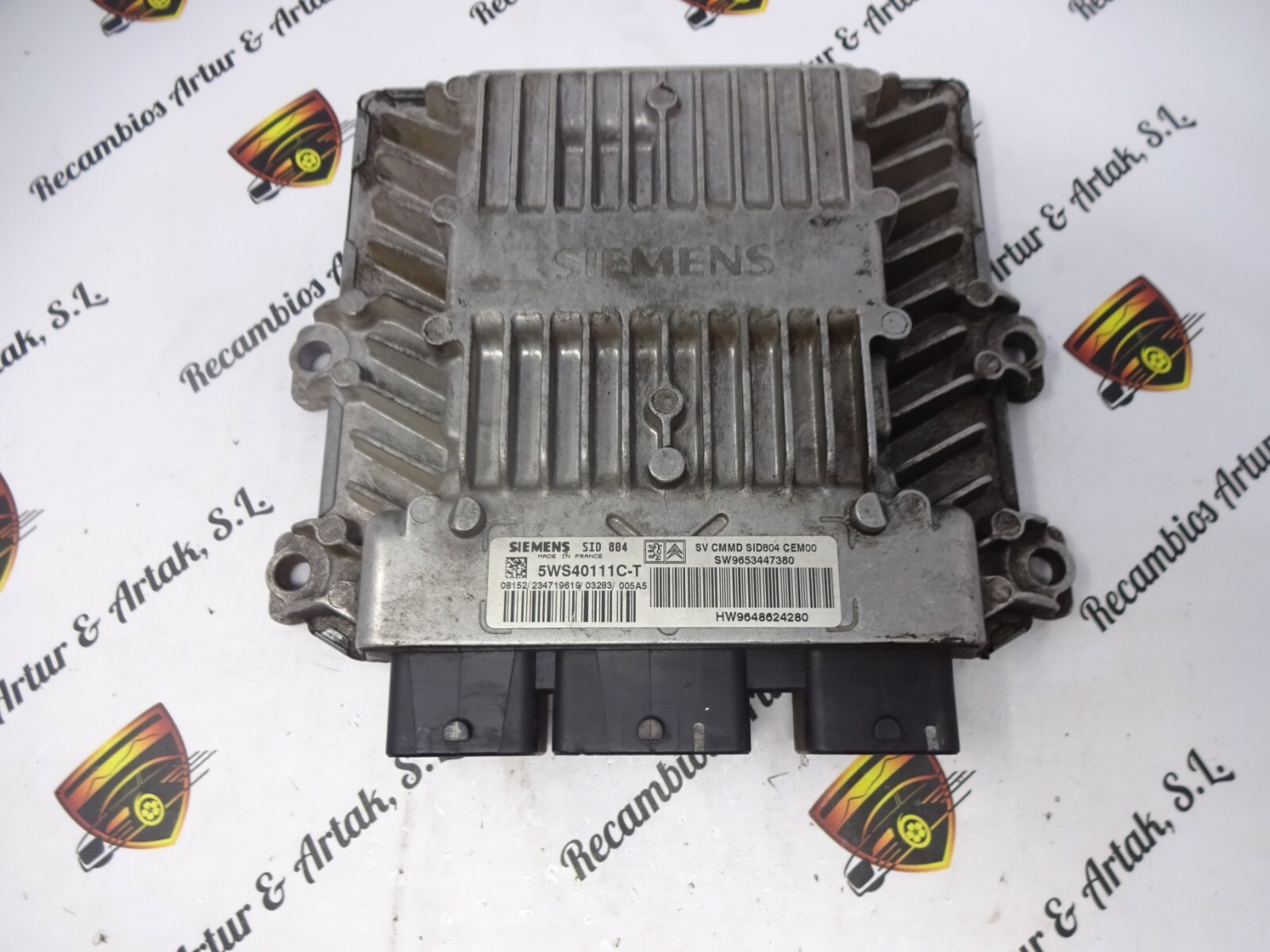 CITROEN C2 Central Unit 5WS40111CT 5WS40111C-T SID804 9653447380 9648624280