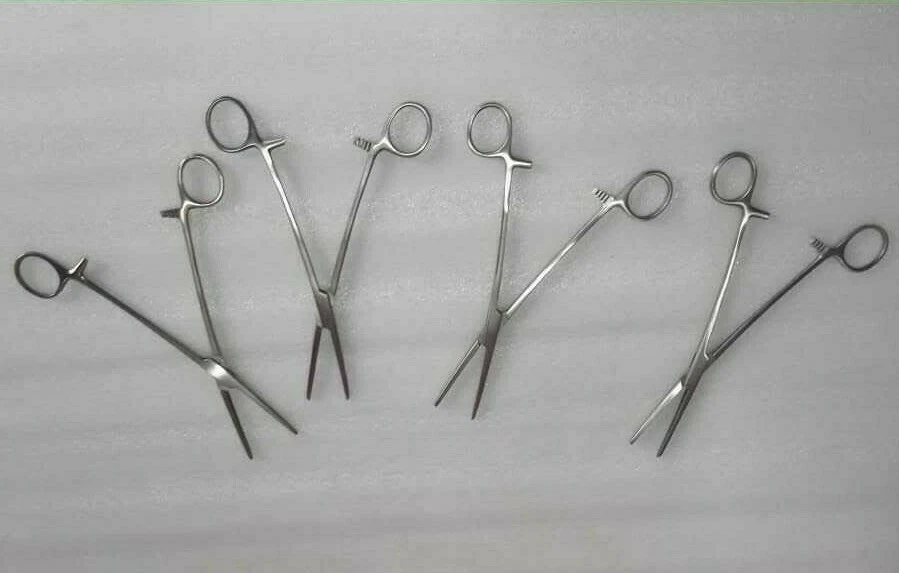 Laparoscopic Open Surgery Straight Artery Forceps Scissors 8 Inch Set 4Pc - Image 4 of 4
