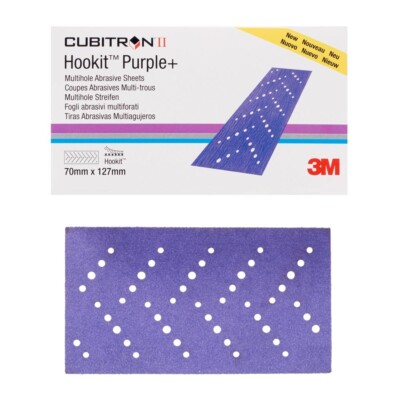 3M  Cubitron  II Hookit  Purple Premium Streifen Schleifstreifen 70 x 127 mm