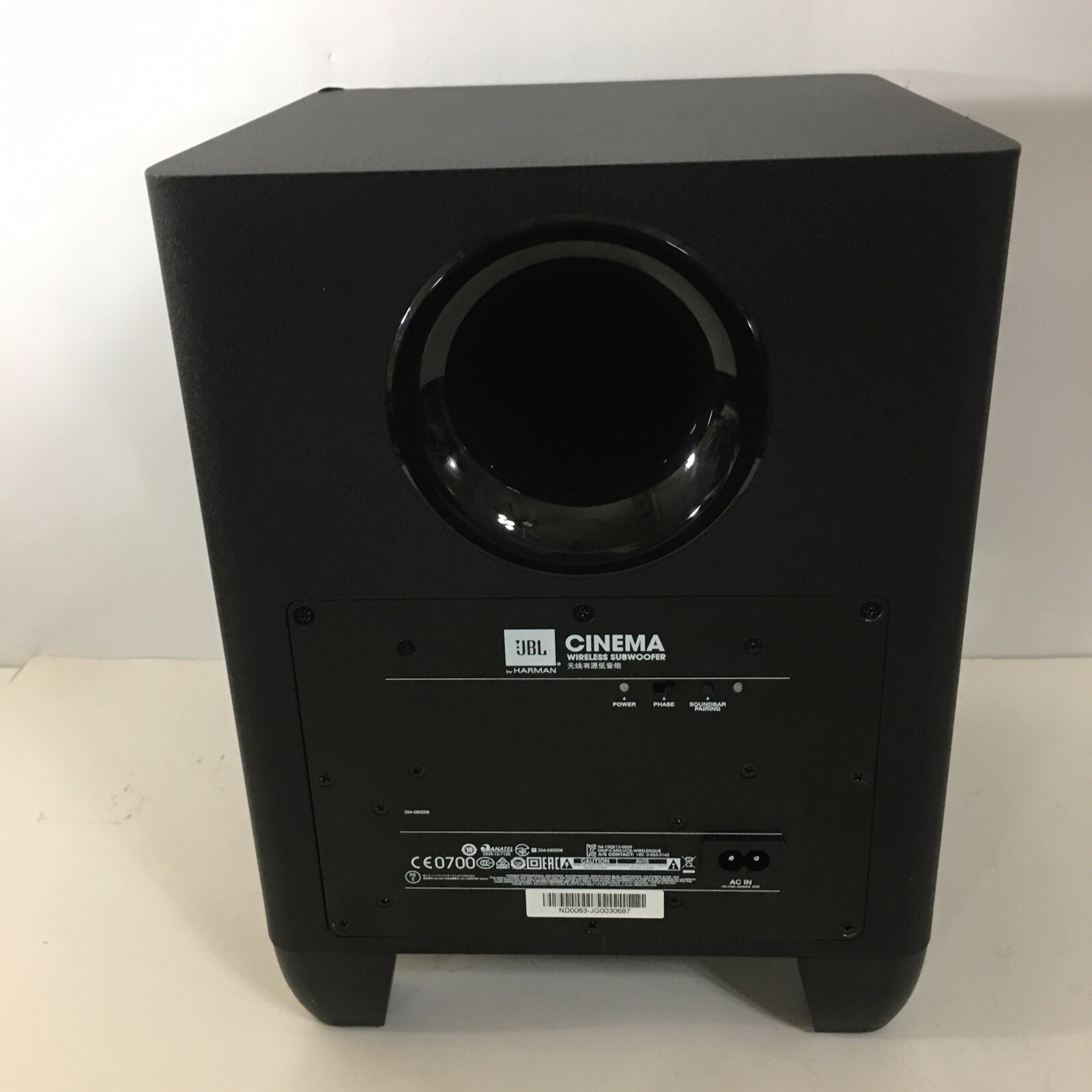JBL Cinema SB450 Wireless Powered 200W Subwoofer by Harman eBay