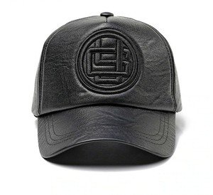 mens leather ball caps