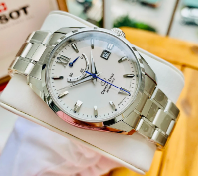 Orient Star Men's Watch Automatic Sapphire Crystal Silver Dial RK