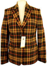 Magee Ladies Size 8 Brown Mix Tweed Jacket Bnwt