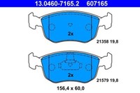 ATE 13.0460-7165.2 Bremsbelagsatz, Scheibenbremse FüR Ford