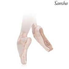 Sansha Etudes Pointe Shoe Pink Size 9M