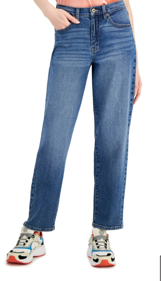 Celebrity Pink KEEP ROLLING Women's Juniors High Rise Straight