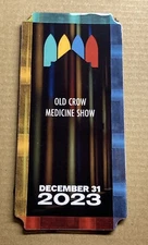 Old Crow Medicine Show Nashville New Years Eve Souvenir Ticket