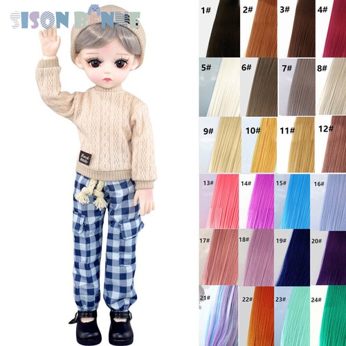 BJD Poupée Cheveux Courts Mignon Perruque 1/3 1/4 1/6 BJD Poupée Jouets Pièces - Imagen 12 de 36