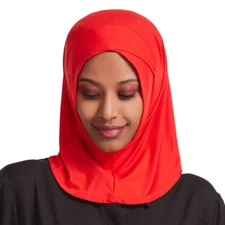 Muslim Hijab Women Amira Under Scarf Cap Islamic Hat Head Cover Head Wrap Hats