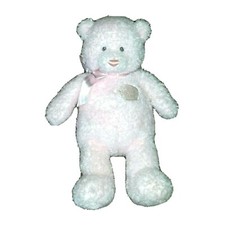 Baby Gund MY FIRST TEDDY BEAR Pink Soft 16in Plush Lovey 46234 Pink Satin Bow