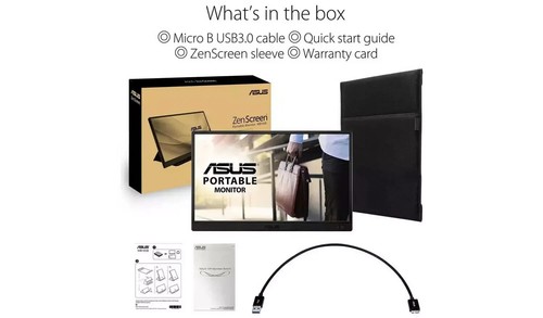ASUS ZenScreen MB165B 15.6" Mobile USB HD Monitor Portable. Brand New - Picture 3 of 12