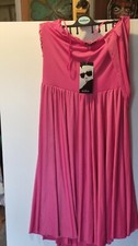 Sexy Bodycon Pencil Dress 10 pink New