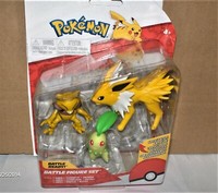 Pokemon Figuren-3Er-Set Abra,Blitza,Endivie Je 5-8 Cm Neu,Ovp,Lizenz