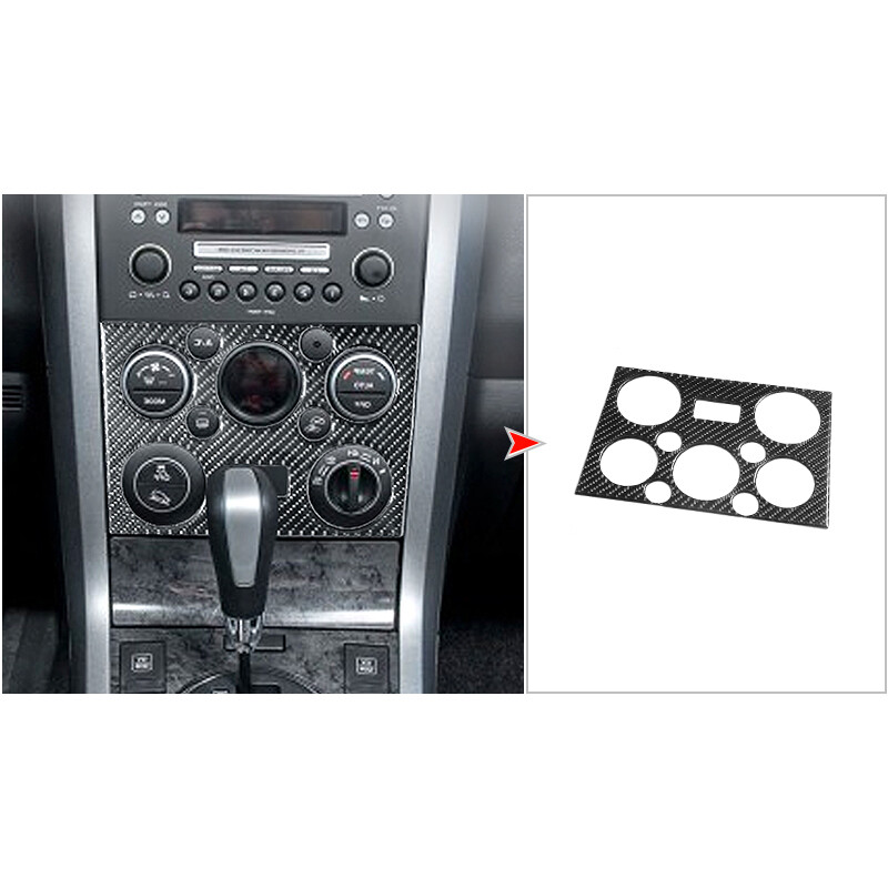 Carbon Fiber Climate Console Cover Trim For Suzuki Grand Vitara