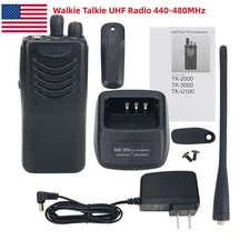 TK-3000 4W 3-5KM Walkie Talkie UHF Radio 440-480MHz 16CH Handheld Transceiver US