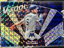 2022 Panini Mosaic Trea Turner V Tool Mosaic Los Angeles Dodgers