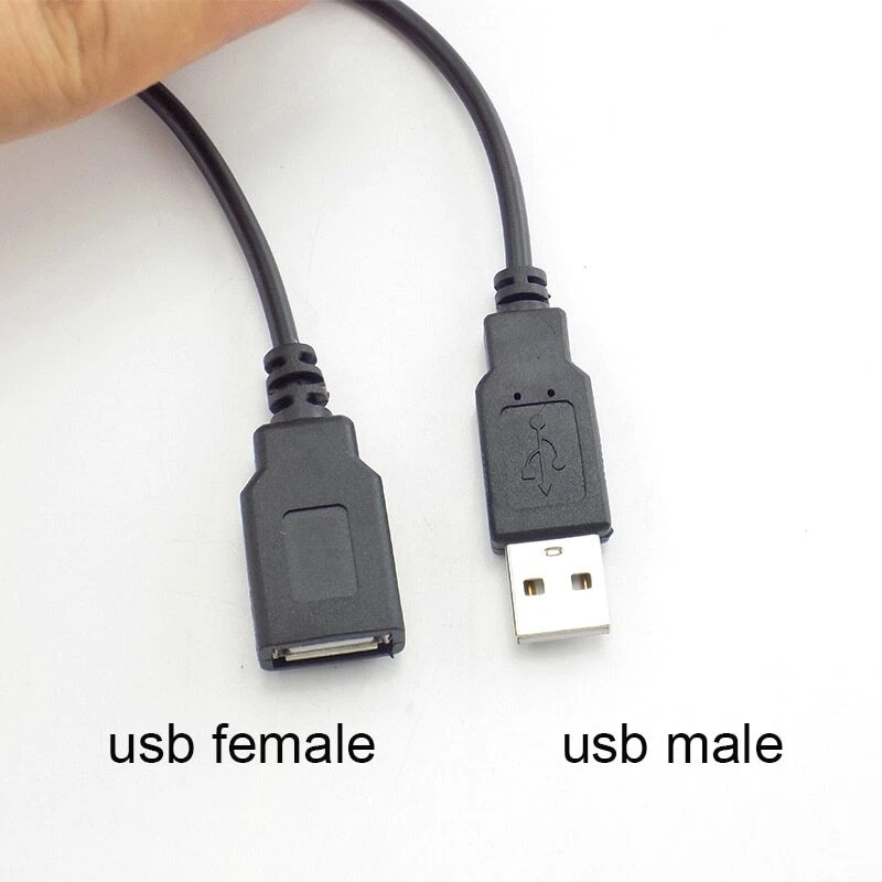 Connector charging 5v USB A type male female 2/4Pin DIY Extension wire Cable - Image 4 of 4