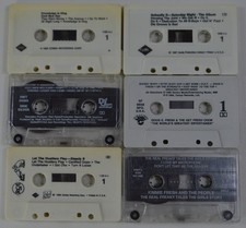 Lot of 6 1980's Hip Hop/Rap Cassette Tapes Only - Def Jam Dougie Fresh Schooly D