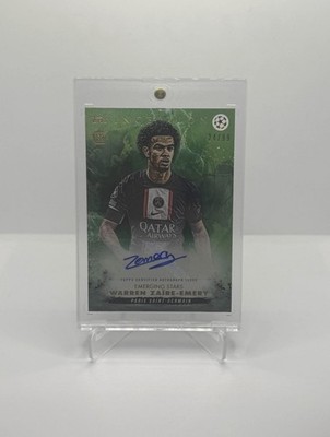 2023-24 Topps Inception UCC Warren Zaire-Emery Green Autograph RC /99