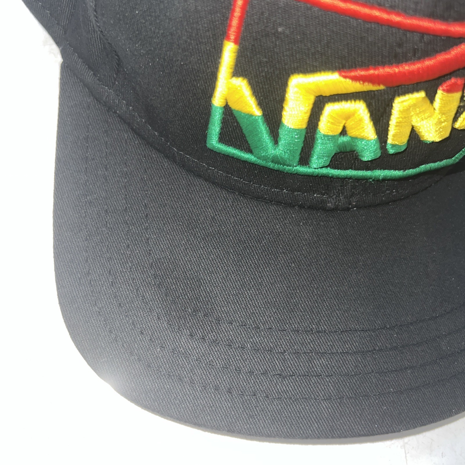 VANS Hat Cap Black Snapback Adjustable Rasta Logo - image 4