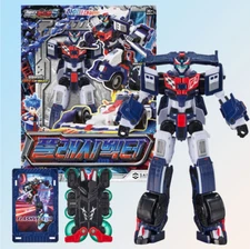 Metal Cardbot S Flashvector Race Car Transformer Robot Toy 2025 Flash Vector