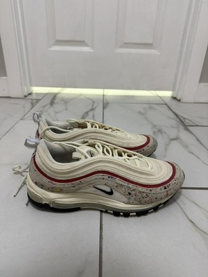 NIKE AIR MAX 97 Paint Splatter Confetti Shoes Men's Size US 10 312834-102 RARE!