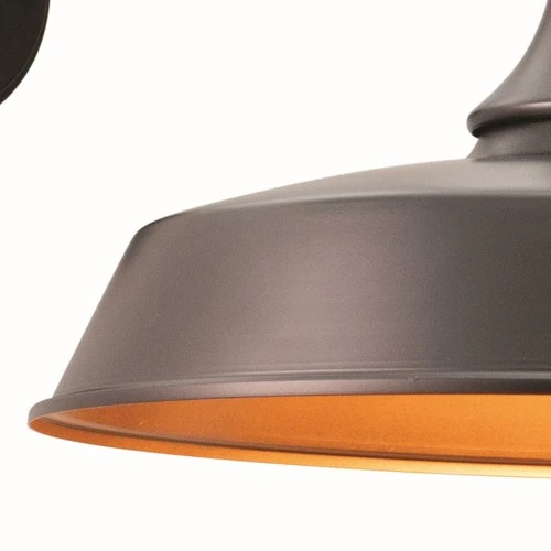 Dorado 1-Light Outdoor Wall Sconce in Farmhouse and Barn Style 12.25 Inches - Picture 6 of 13