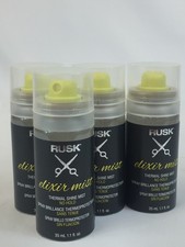 RUSK ELIXIR MIST THERMAL SHINE MIST HEAT PROTECTION 1.1 oz NEW 4 Pack