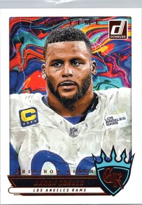 2025 Donruss #ATGK-ADD Aaron Donald All-Time Gridiron Kings Rams